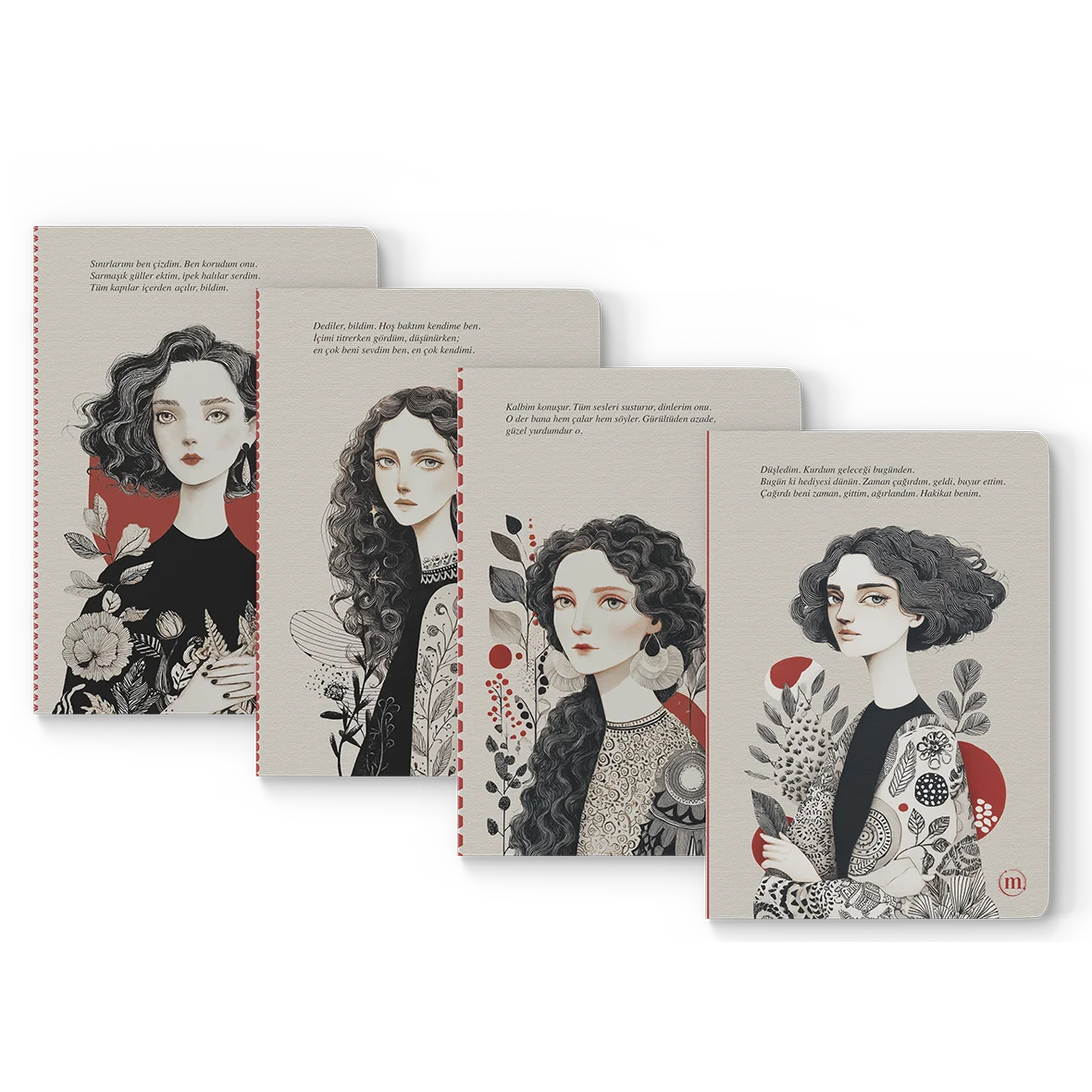 Mümkün Kadınlar Defter Serisi 4'lü